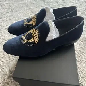 Versace | Shoes | Dsu6488 Mens Versace Medusa Head Loafers  display picture 2